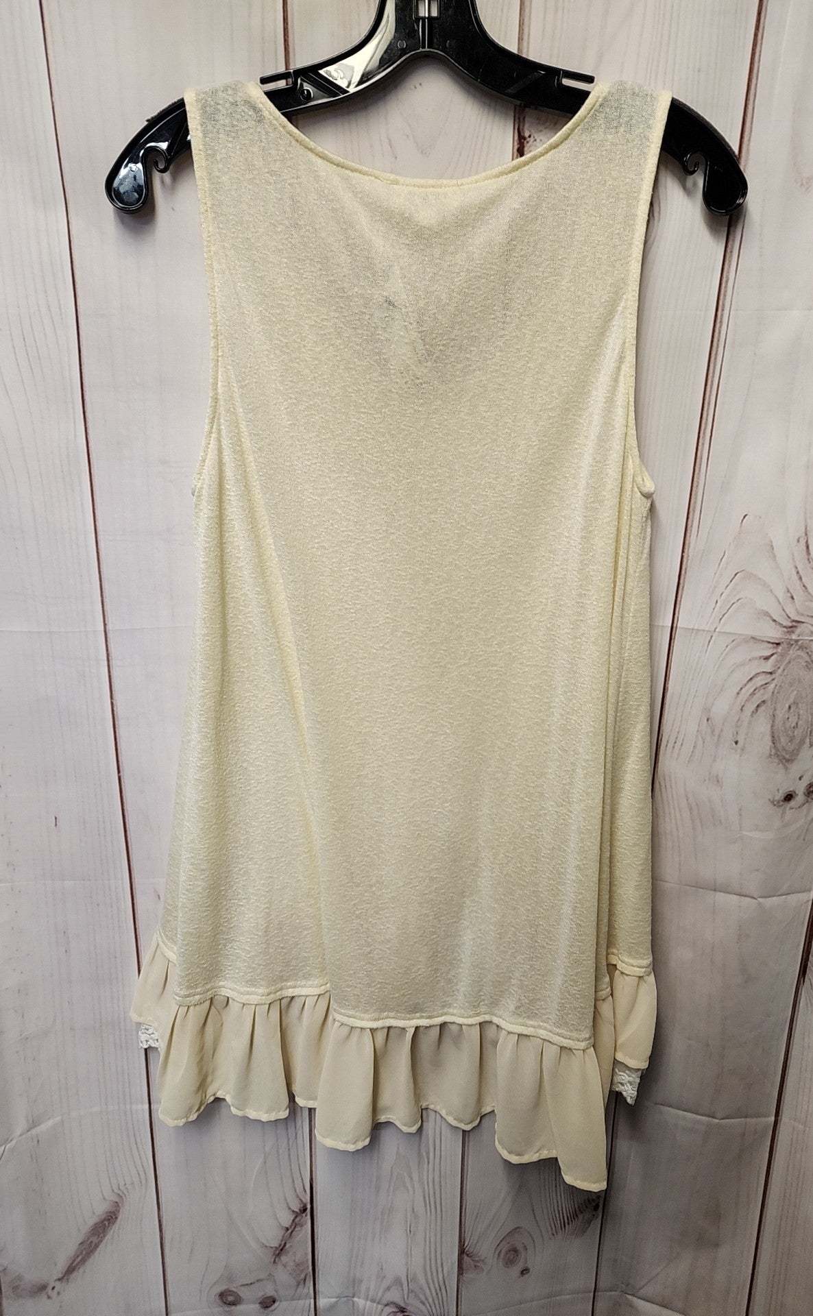 Umgee Women's Size M Yellow Sleeveless Top