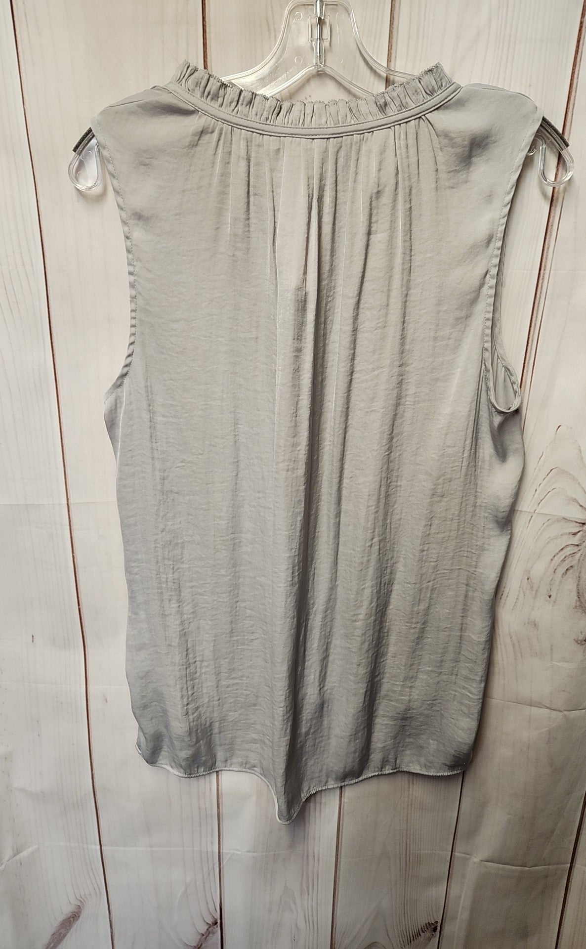 Simply Vera Women's Size S Gray Short Sleeve Top