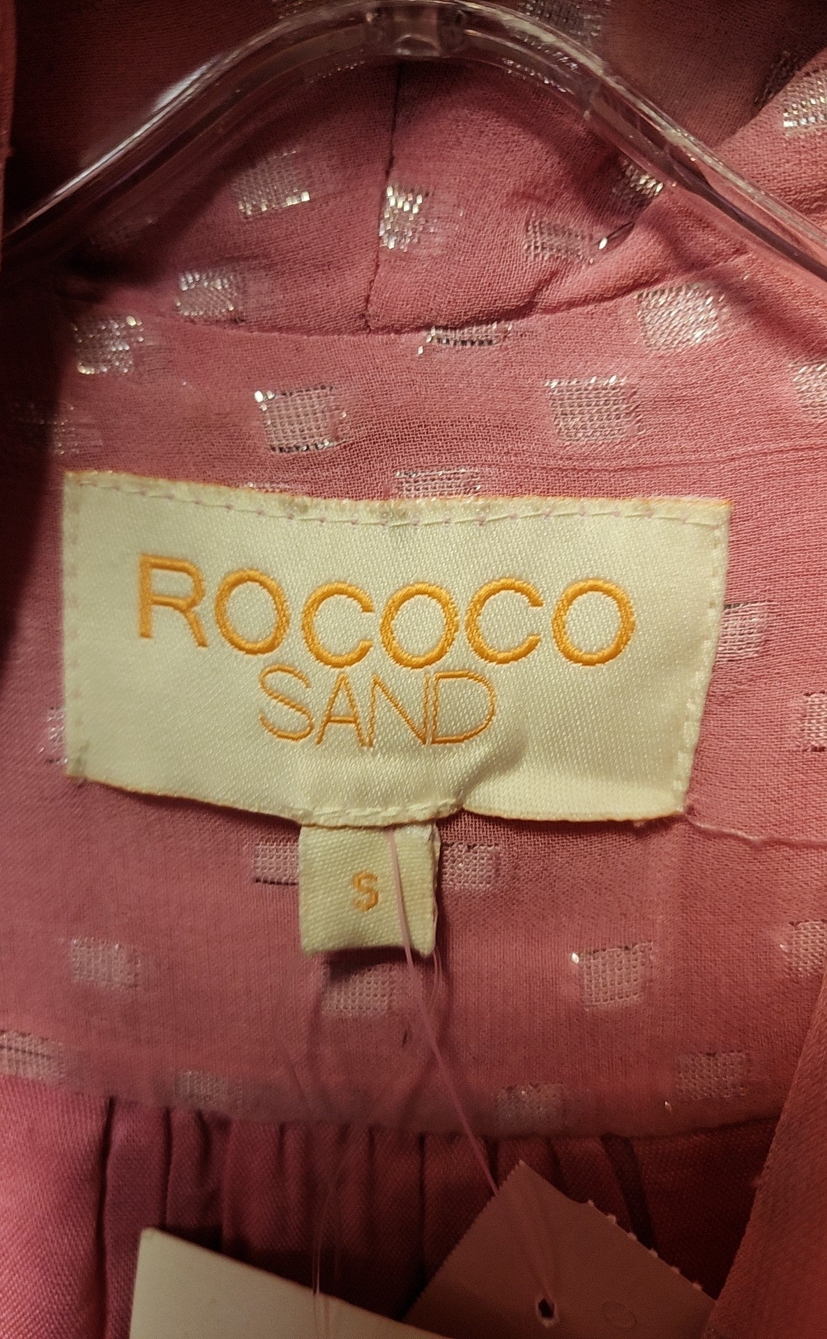 NWT Rococo Sand Women's Size S Pink Dress