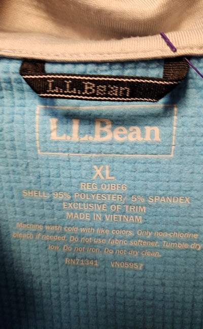 LL Bean Men's Size XL Light Blue Sweatshirt