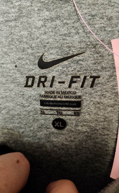 Nike Men's Size XL Gray Shirt