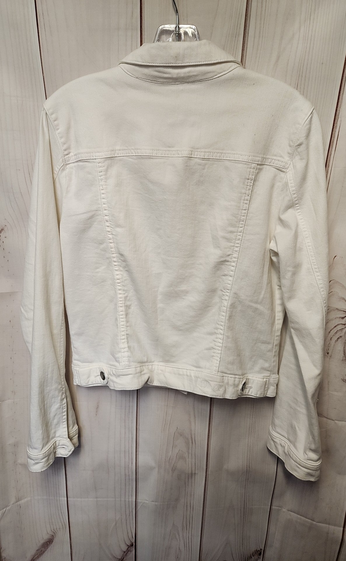 Kut from the Kloth Women's Size XL White Denim Jacket