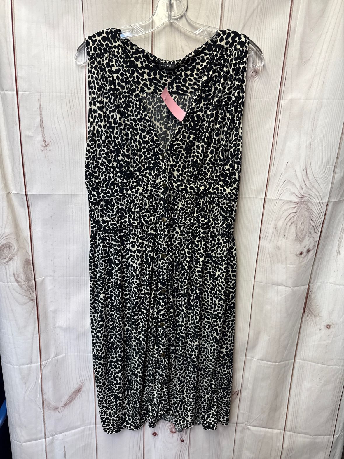 Nine West Women's Size L leopard print Dress