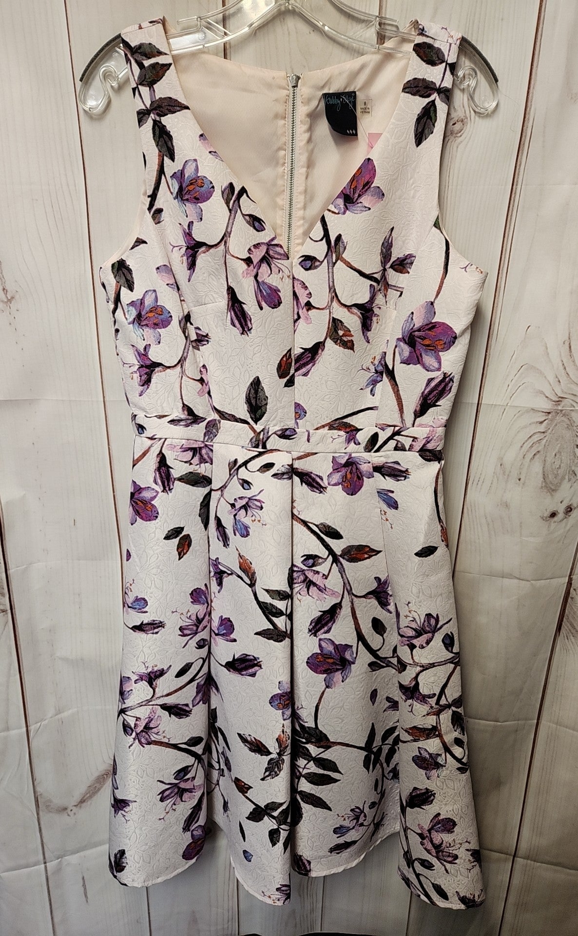 Gabby Skye Women's Size 8 Pink Floral Dress