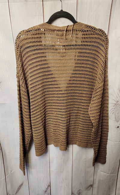 Max Studio Women's Size L Tan Cardigan