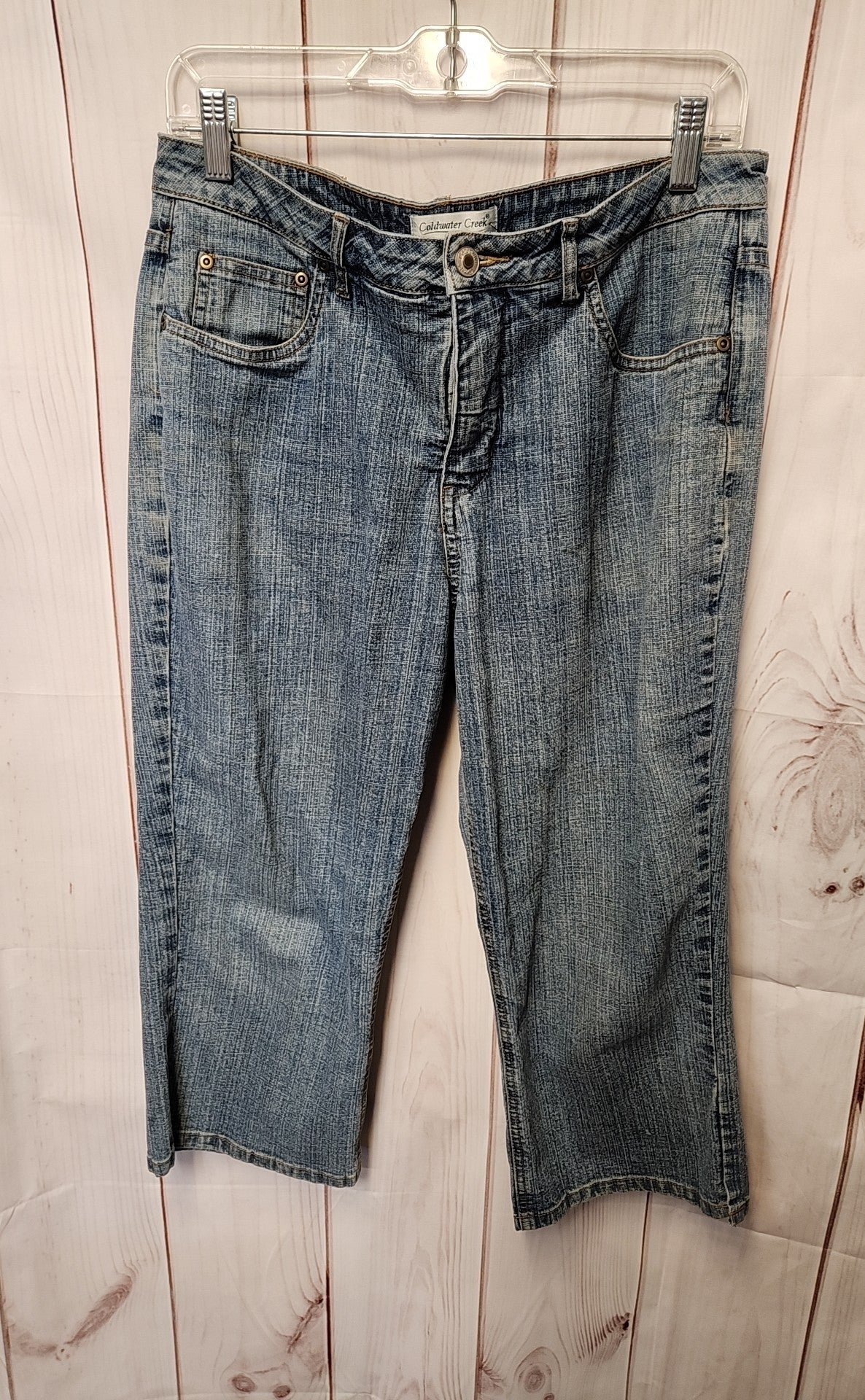 Coldwater Creek Women's Size 10 Petite Blue Capris