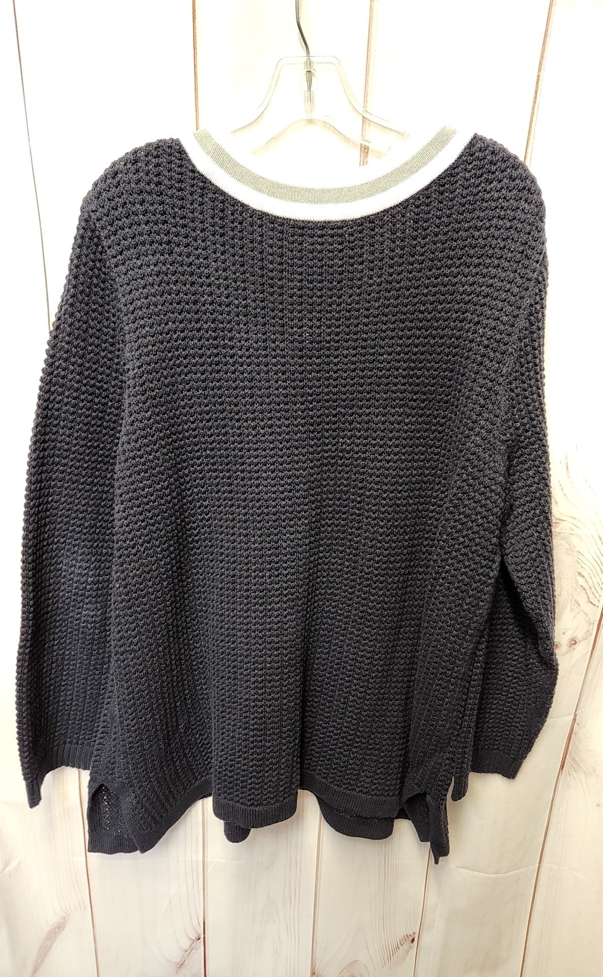 Liz Claiborne Women's Size 2X Navy Sweater