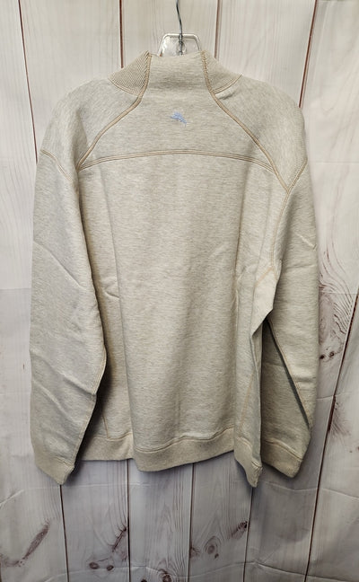 NWT Tommy Bahama Men's Size XL Beige/Blue Reversible Sweater