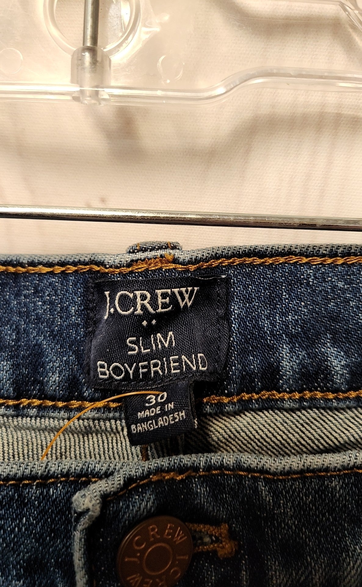 J Crew Women's Size 30 (9-10) Blue Jeans Slim Boyfriend