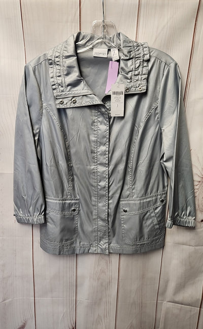 NWT Zenergy - Chico's Women's Size 1 = US M Gray Jacket