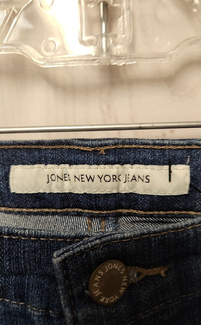 Jones New York Women's Size 32 (13-14) Blue Jeans City Cuffed Capri