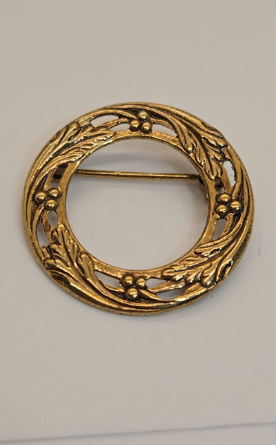 Gold Brooch Pin