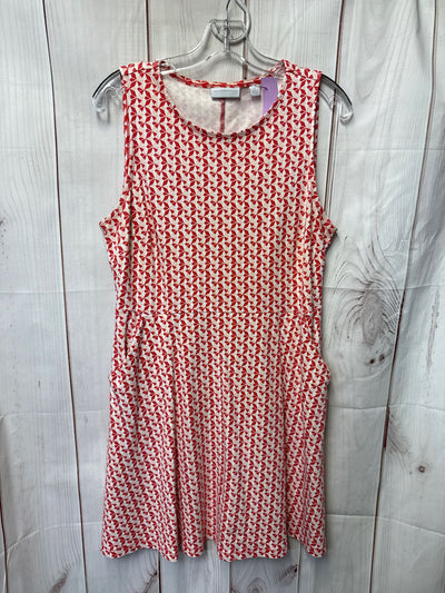 New York & Company Women's Size L Red Dress