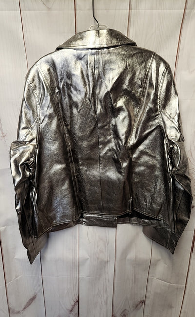 NWT Who What Wear Women's Size 2X Silver Jacket
