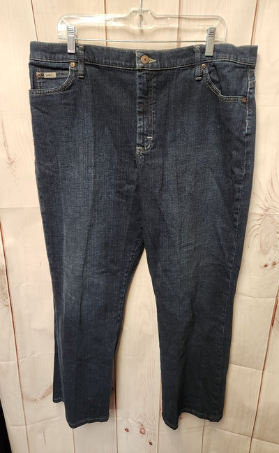 Lee Women's Size 34 (18/1X) Blue Jeans