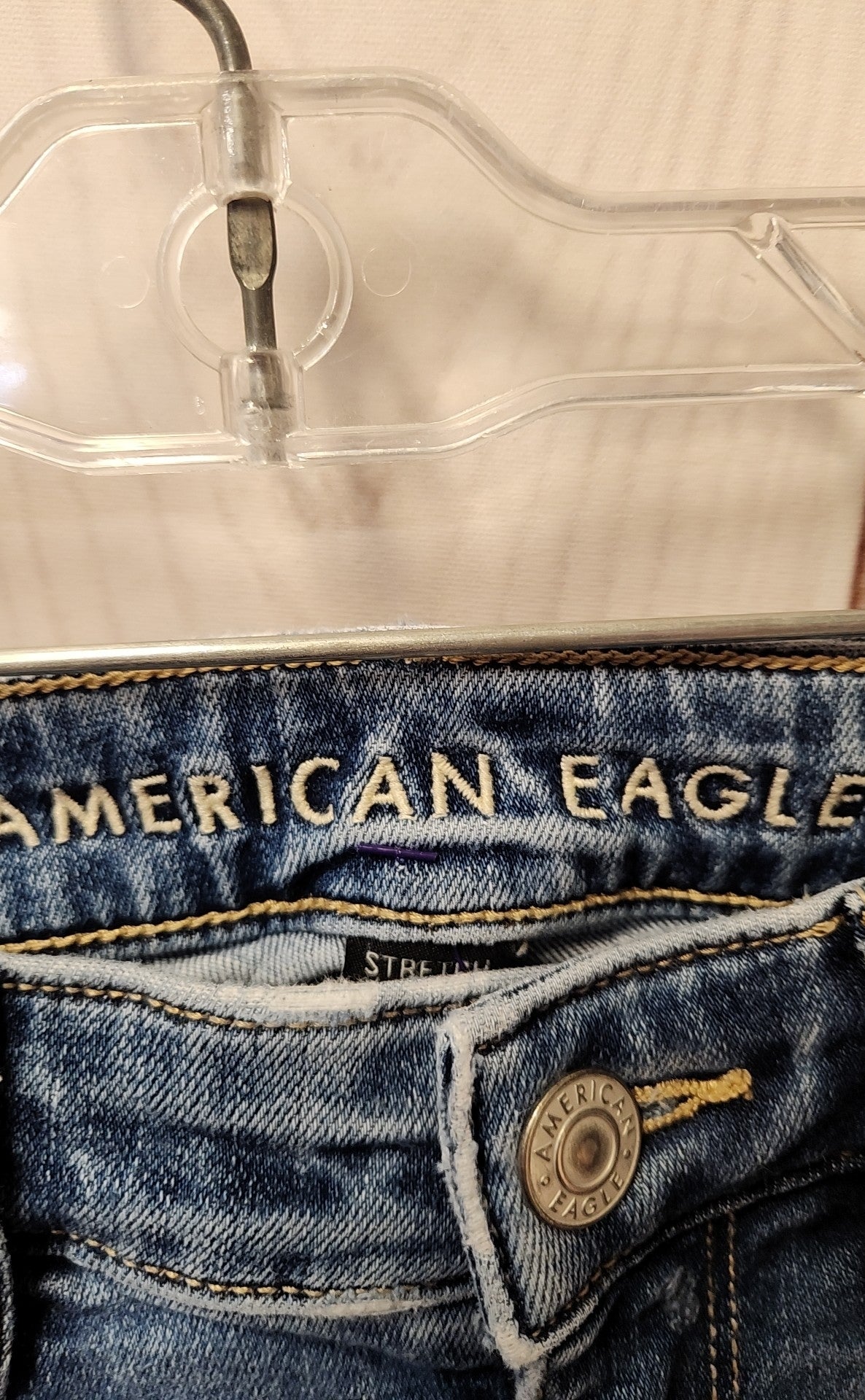 American Eagle Women's Size 26 (1-2) Blue Jeans Super Hi-Rise Flare