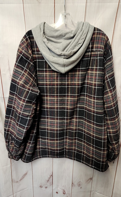 Weatherproof Men's Size XXL Black & Brown Jacket
