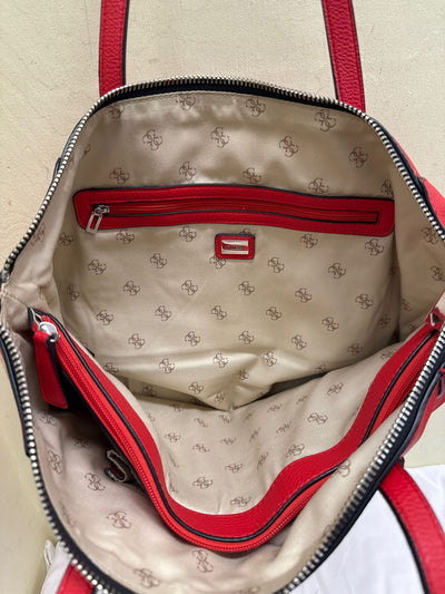 Guess Red Tote Bag