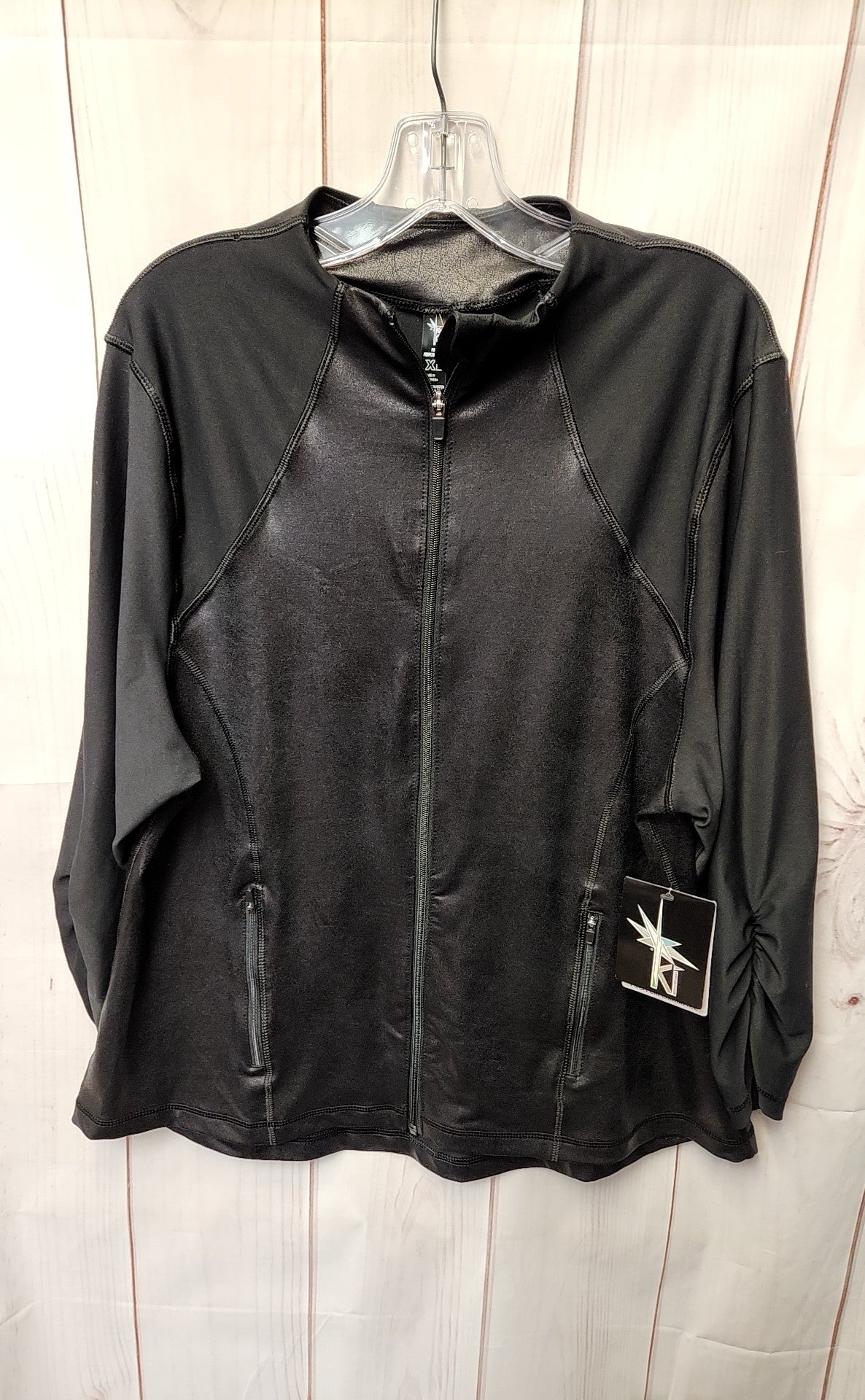 NWT Ki Women's Size XL Black Active Jacket