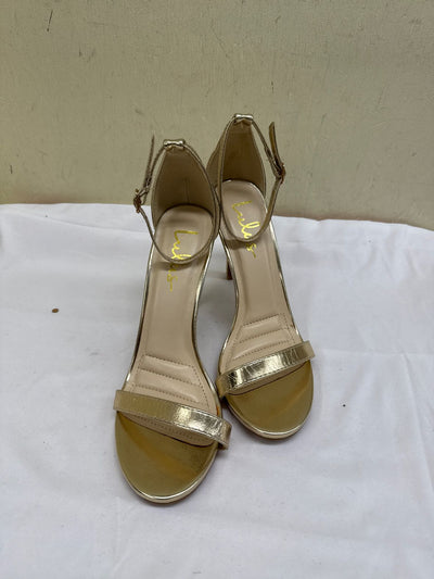 Lulus Women's Size 9 Gold Sandals