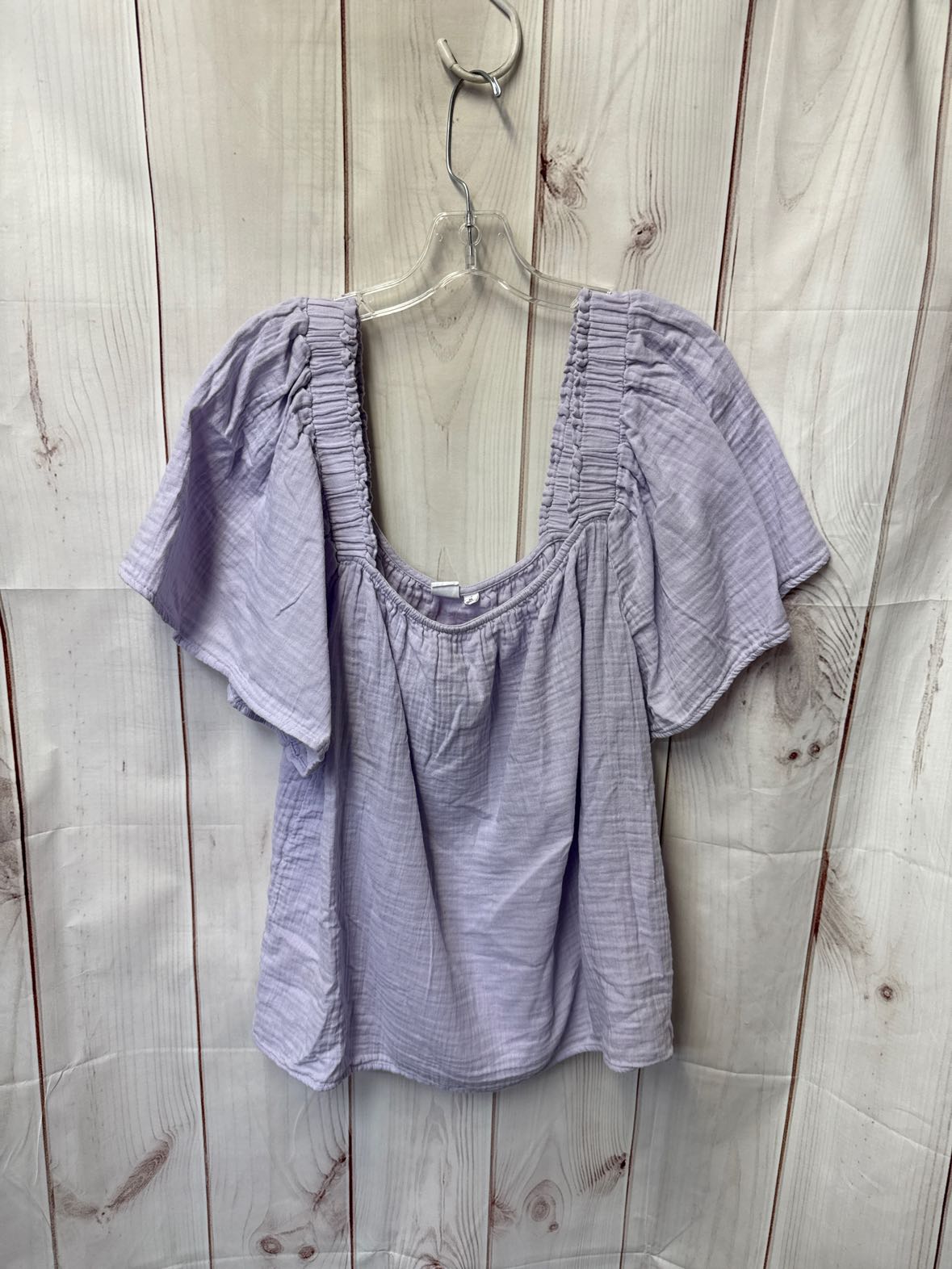 Gap Women's Size XL Purple Short Sleeve Top