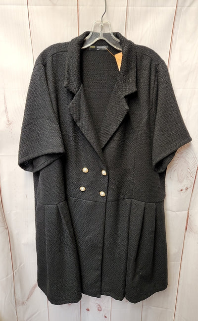 Finesse Women's Size 3X Black Coat
