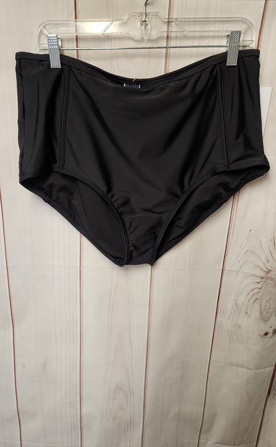 NWT Swimsuits for all Women's Size 20 Black Swim Bottom