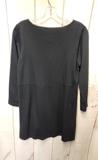 J Jill Women's Size XS Black 3/4 Sleeve Top