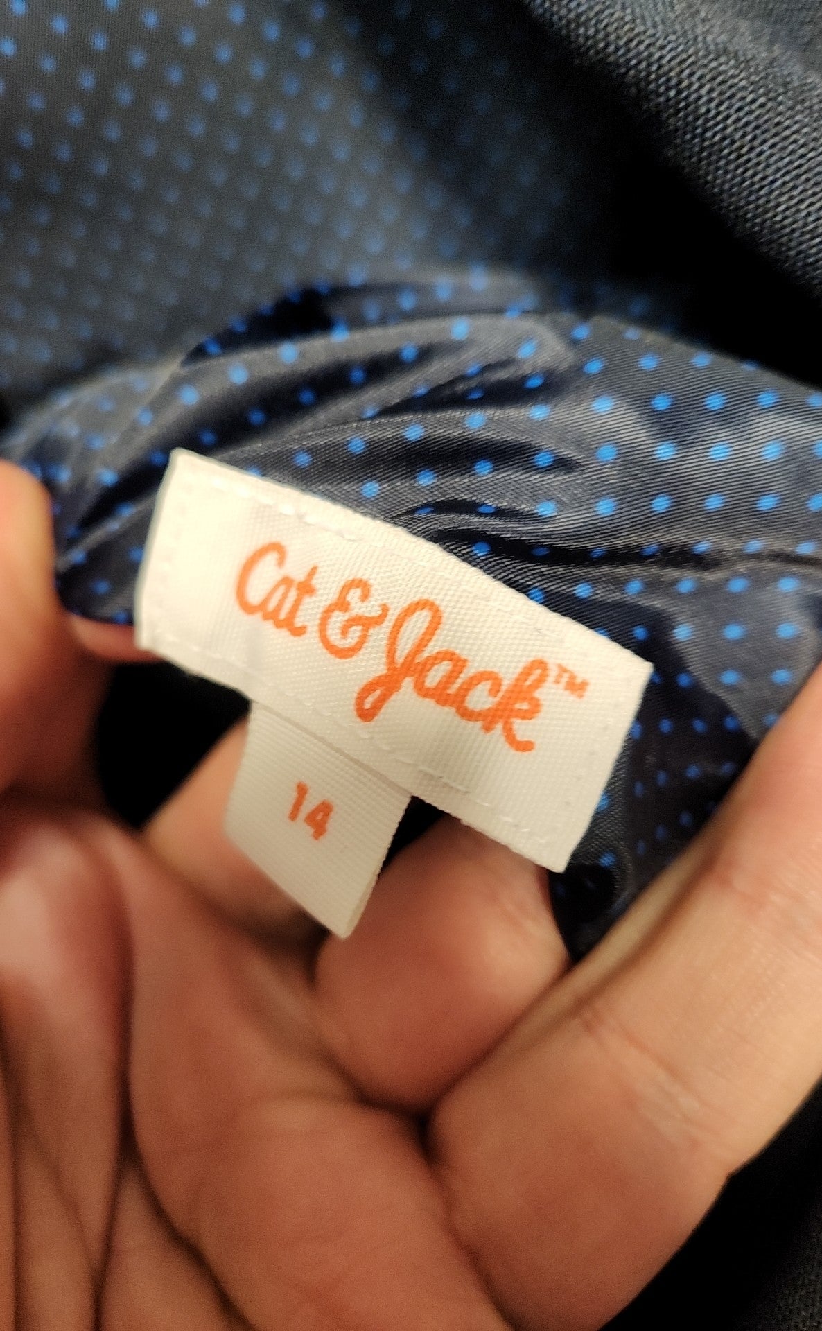 Cat & Jack Boy's Size 14 Navy Blazer