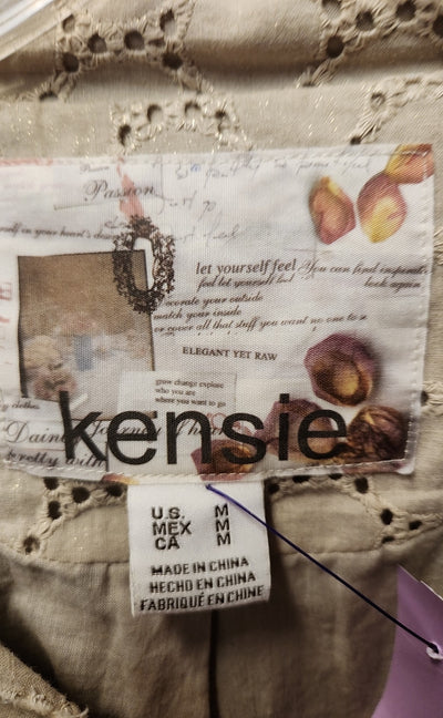 Kensie Women's Size M Beige Coat