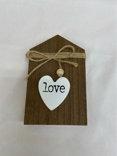 Wood Love Sign