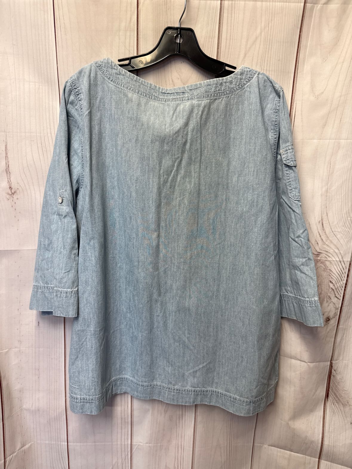 Ralph Lauren Women's Size XL Blue 3/4 Sleeve Top