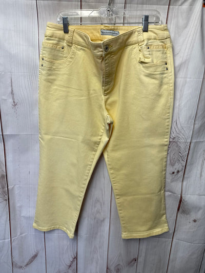 Chico's Women's Size 3 = 16 Yellow Jeans