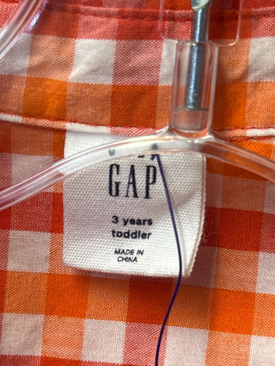 Gap Boy's Size 3 Orange Shirt