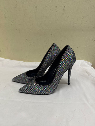 Steve Madden Women's Size 6-1/2 Silver Pumps Shoes