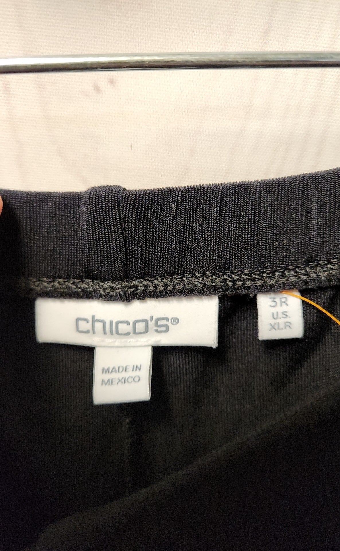 Chico's Women's Size 3 = US XL Black Pants