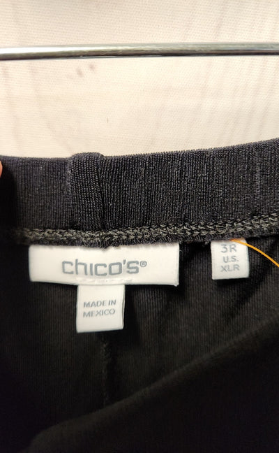 Chico's Women's Size 3 = US XL Black Pants