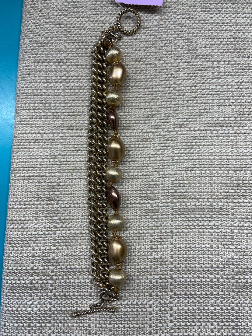 Gold Toggle Bracelet