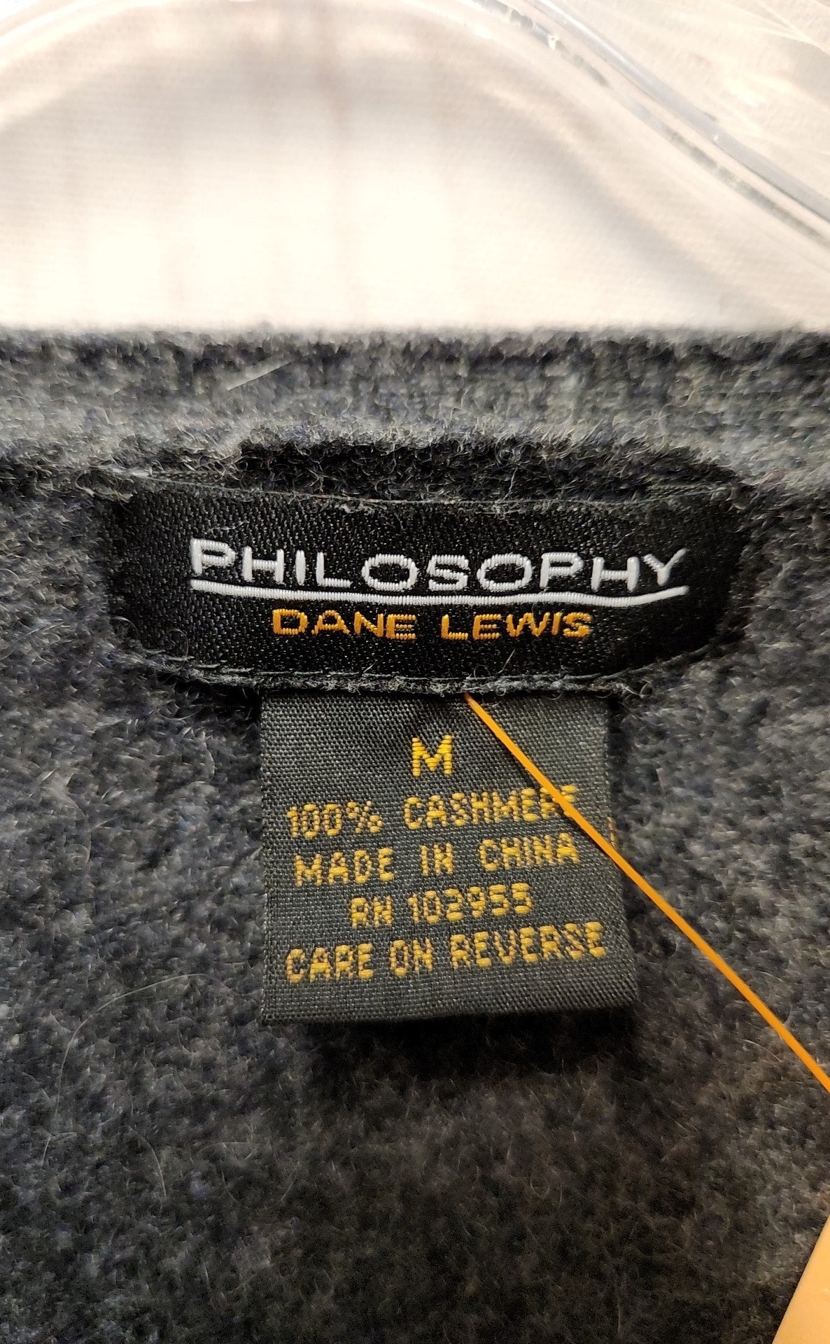 Philosophy Dane Lewis Women's Size M Gray Cashmere Cardigan