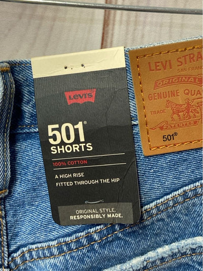 NWT Levis Women's Size 27 (3-4) Blue Shorts