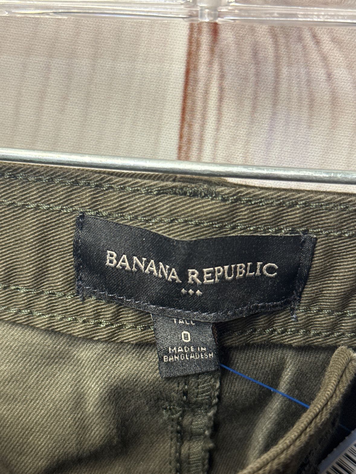 Banana Republic Women's Size 0 Tall Green Pants