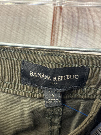 Banana Republic Women's Size 0 Tall Green Pants