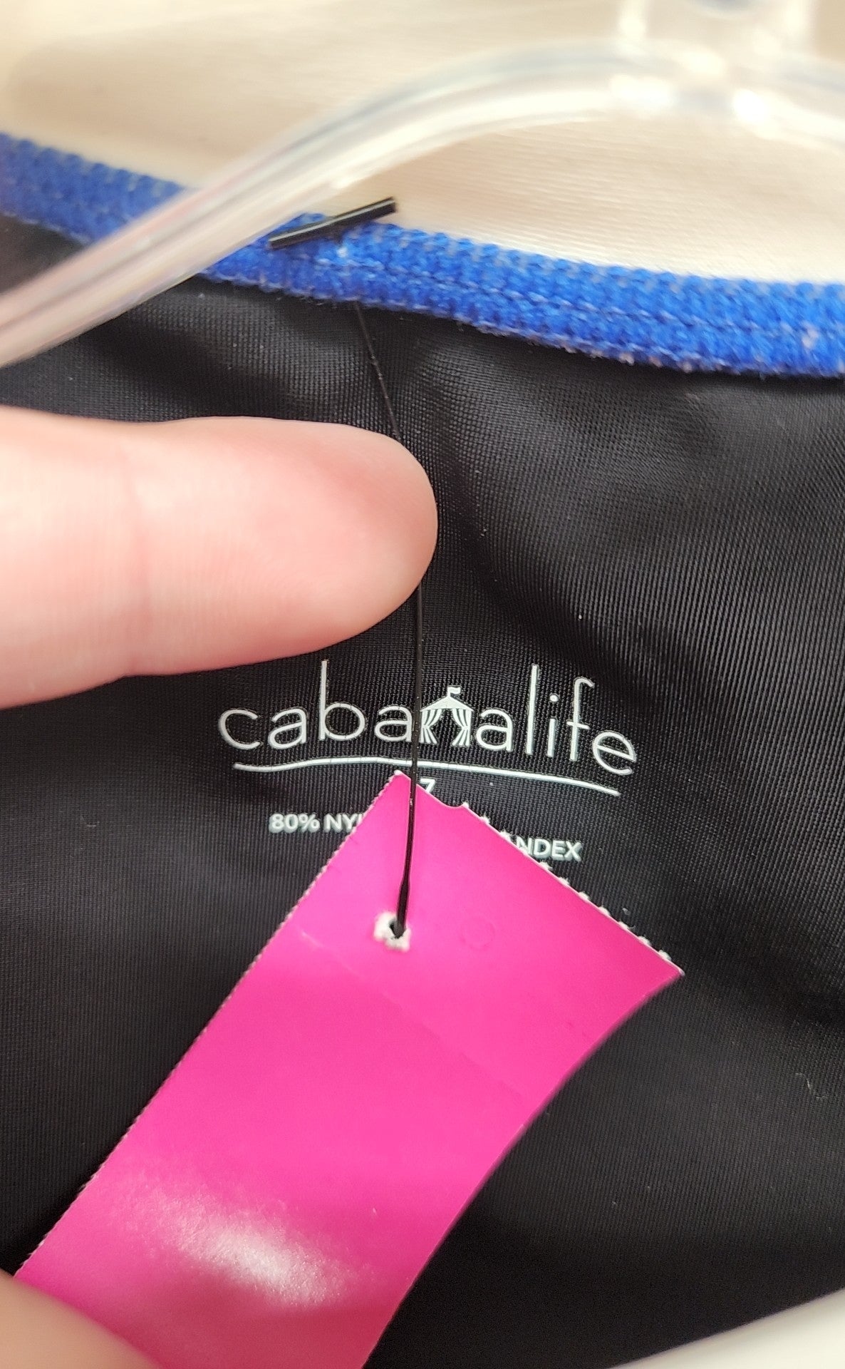 Cabanalife Boy's Size 7 Black Shirt