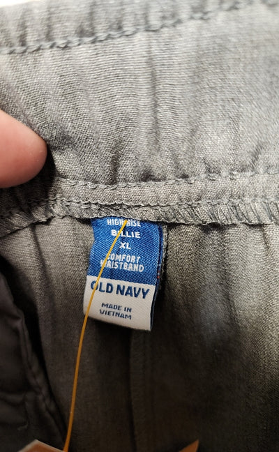 Old Navy Women's Size XL Gray Pants High Rise Billie