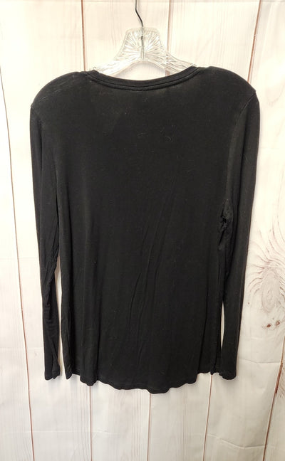 Old Navy Women's Size L Black Long Sleeve Top