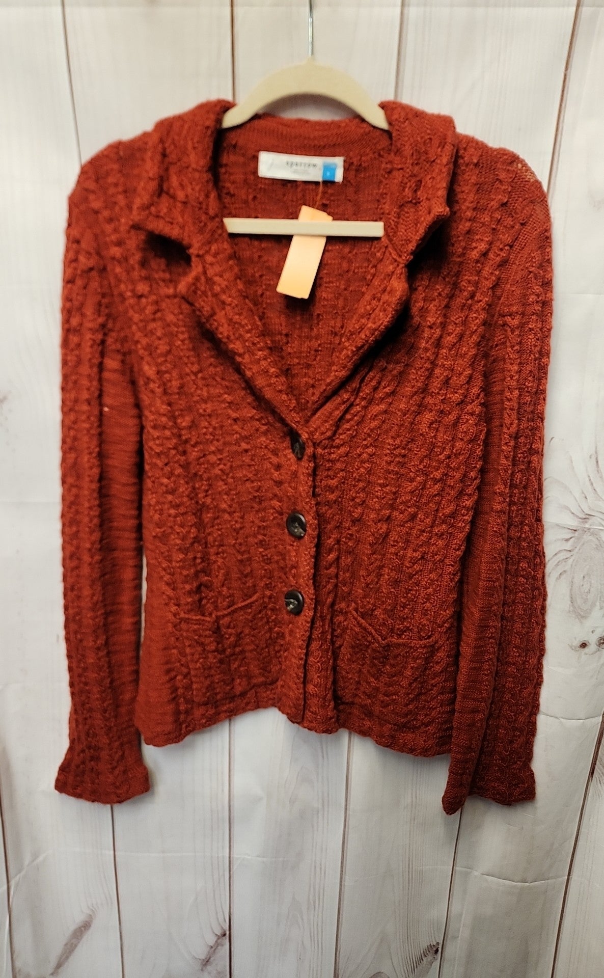 Sparrow Women's Size L Red Cardigan