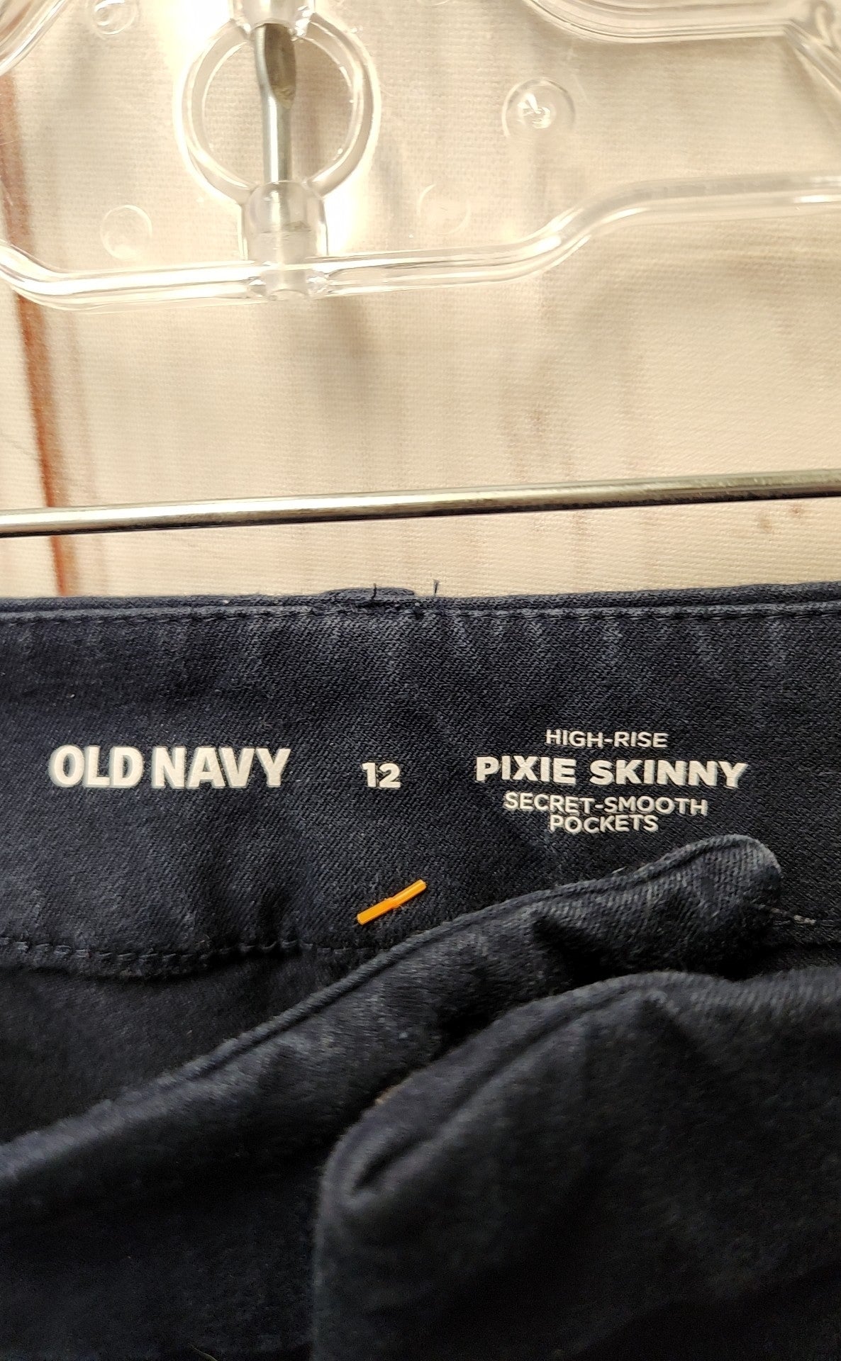 Old Navy Women's Size 12 Navy Pants High Rise Pixie Skinny