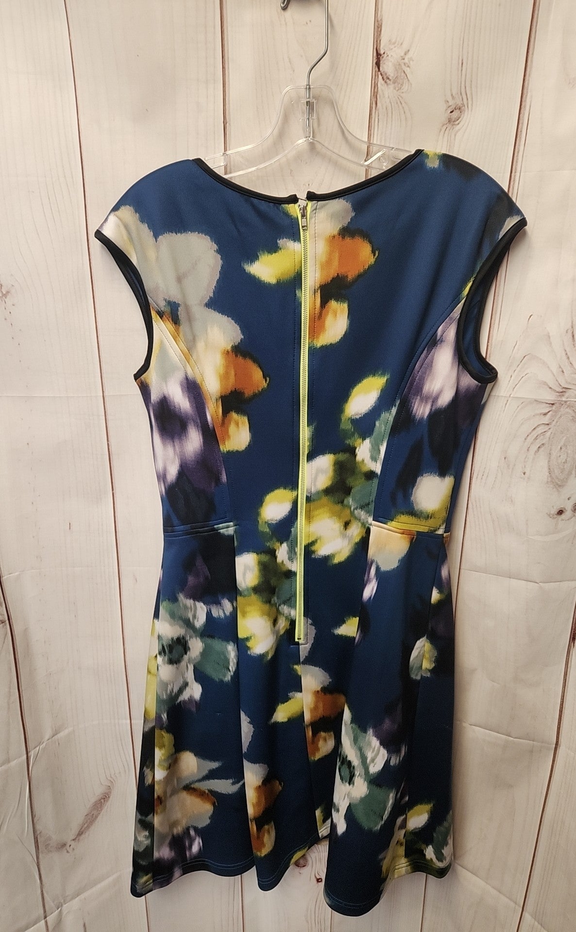 Maggy London Women's Size 10 Teal Floral Dress