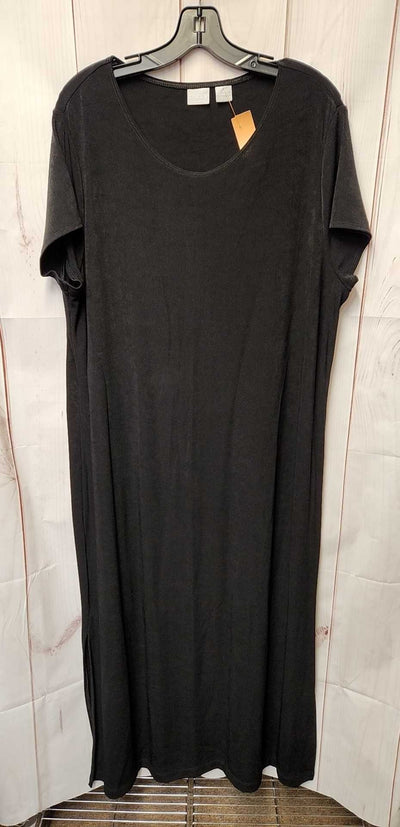 Chico's Travelers Women's Size 4 = US 20/22 Black Dress
