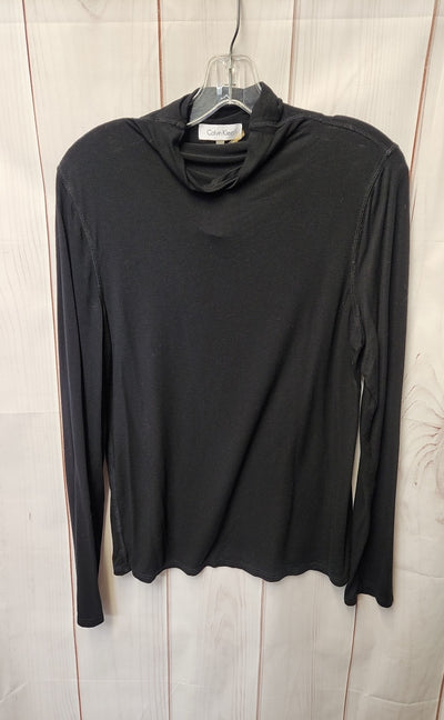 Calvin Klein Women's Size L Black Long Sleeve Top